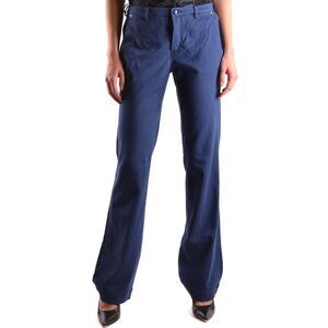 Jacob Cohen Bootcut Cotton Pants Women blue Trousers